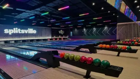 Professional AV integration for recreational bowling facility